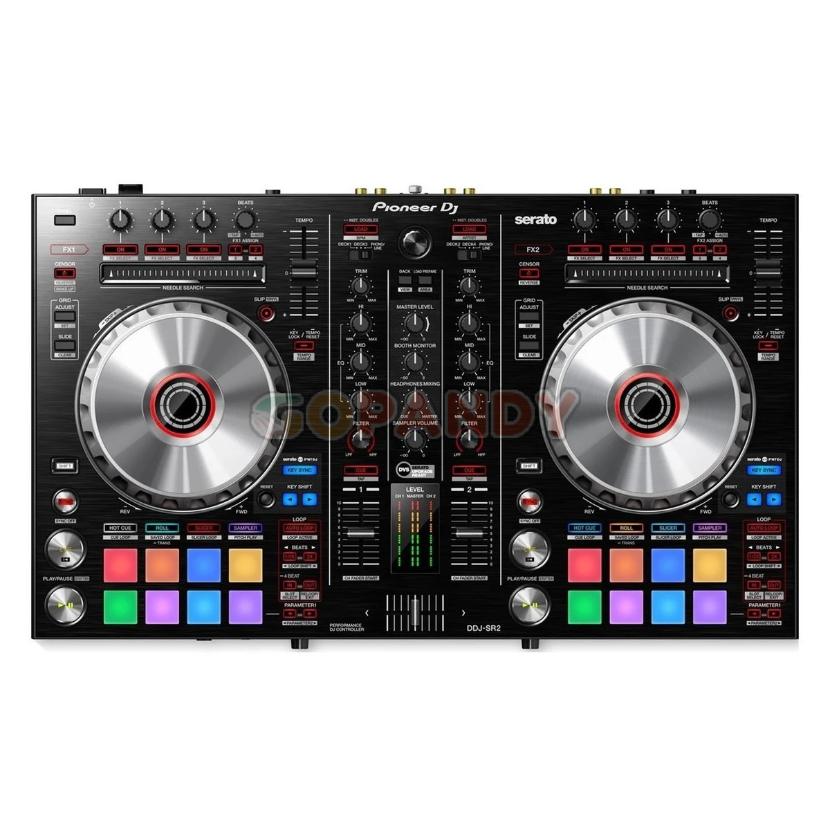 ポータブル2チャンネルコントローラー,パイオニアdj用,DDJ-SR2,新しい 