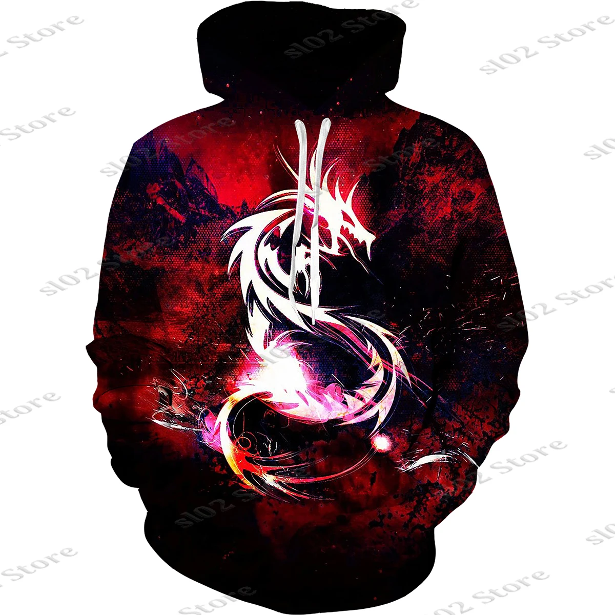 

Spring Autumn Dragon Hoodies For Men Women Hoodies