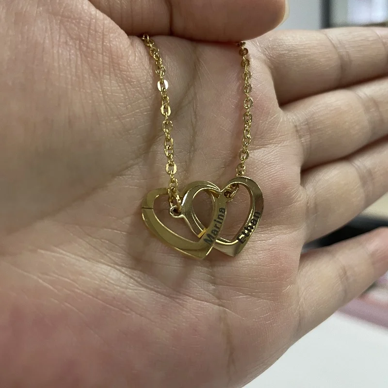 

Ожерелье с персонализированным именем и гравировкой в форме сердца, принимаем прямые поставки с бесплатной доставкой