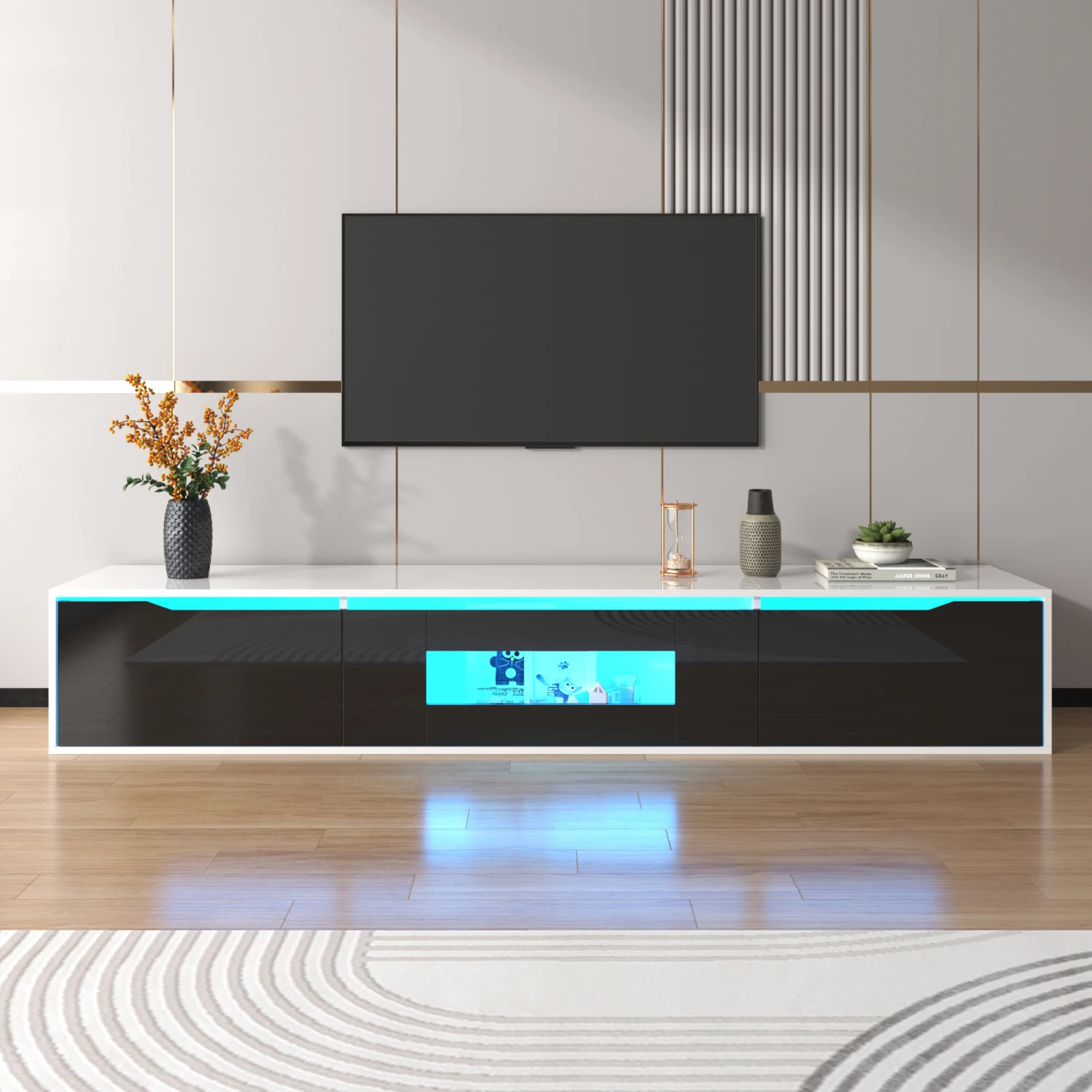 Meuble TV avec Éclairage LED