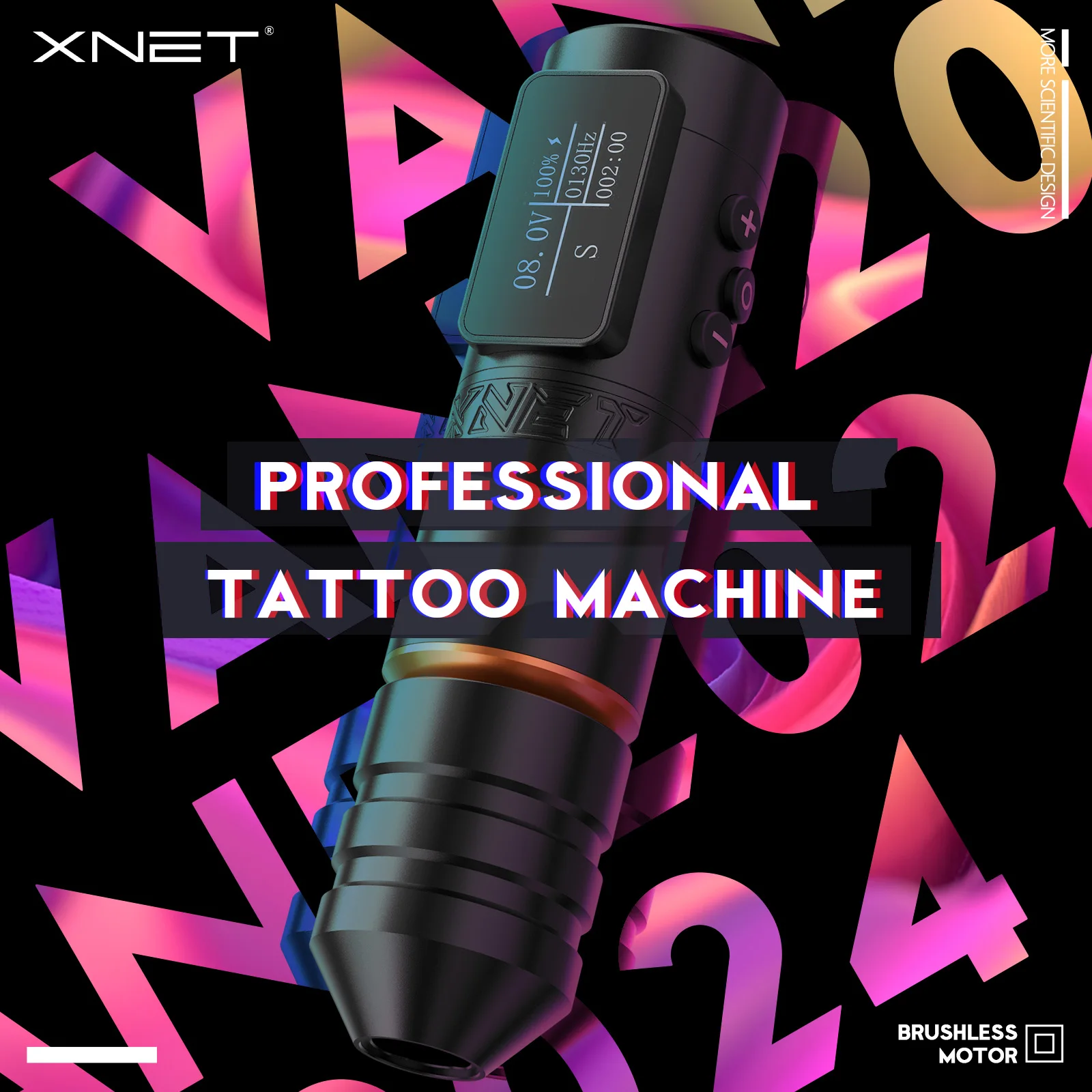 Рисунок 6 - Беспроводной набор для тату-машинки XNET Vane 2024