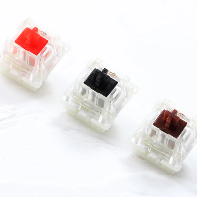 Gateron-interruptor Silencioso para Teclado Mecânico Personalizado Vermelho Preto Marrom Xd64 Xd60 Eepw84 Gh60 Tada68 Xd96 87 Ansi 104