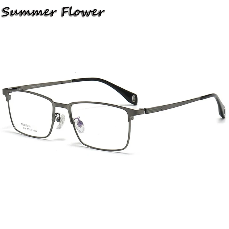 

Men Fashion Eyewear Optical Titanium Light Elegant Prescription Glasses Frame Women Eyeglasses Spectacles 148 Temple