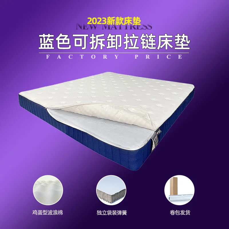 

P26Detachable mattress hotel home independent spring mattress soft and hard latex mattress