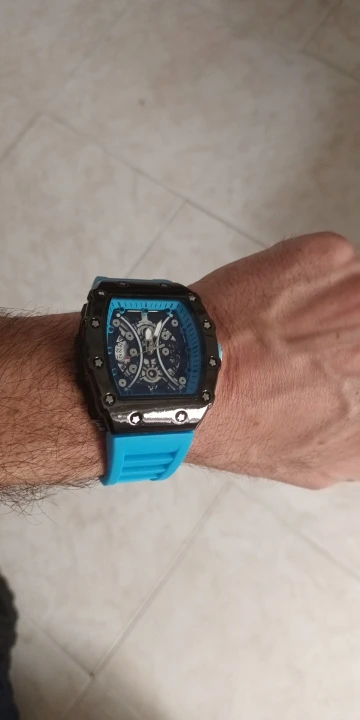 Relógio masculino luz marca de luxo barril vinho dial moda noite brilho relógio esportivo calendário reloj l146 photo review