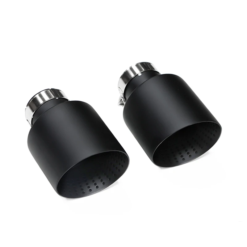 1 Pcs 304 Stainless Steel Single Exhaust Tip For Golf 7 MK7 GTI Muffler Tip For Golf R Exhaust System 60mm 63mm Universal Nozzle exhaust muffler tip,exhaust pipe muffler