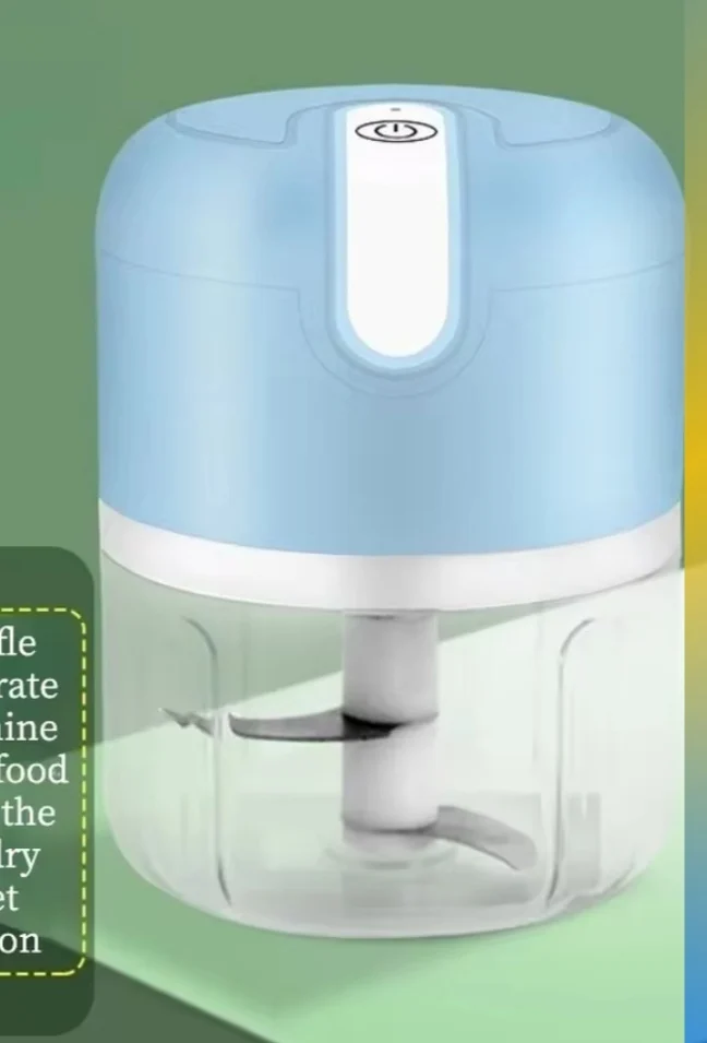 Mini Electric USB Garlic Chopper – Portable Vegetable & Meat Masher photo review