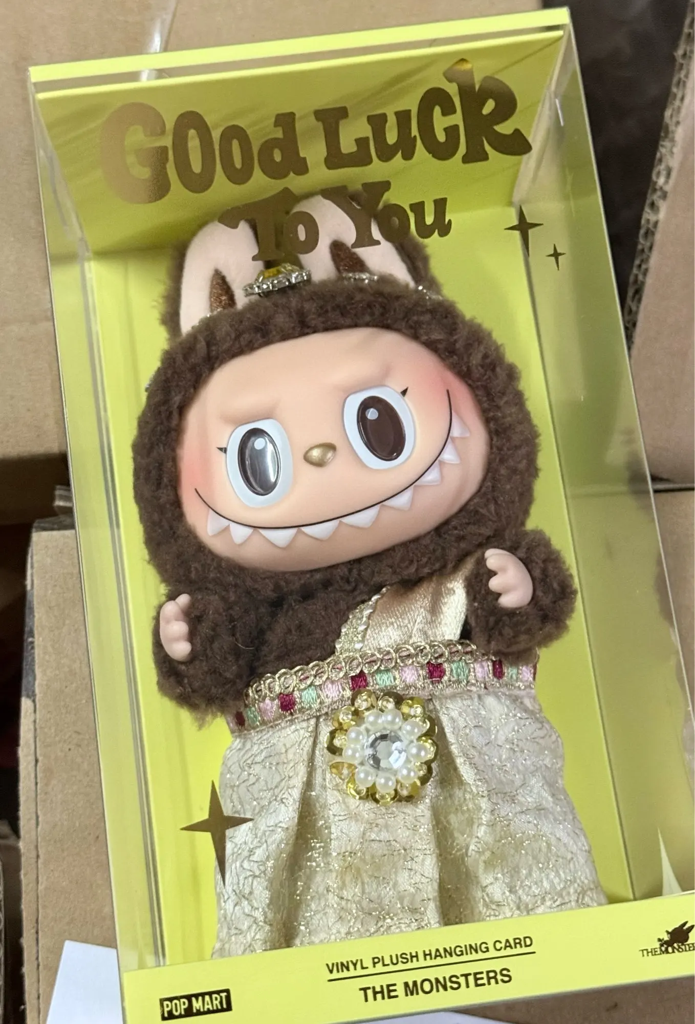 POP MART LABUBU GOOD LUCK TO YOU-Vinyl Doll Pendant Thailand