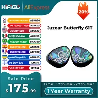 JUZEAR Butterfly 61T 6BA+1DD Hi-Fi In-Ear Monitors Earphones 1