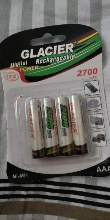 4 Pilhas Recarregável AAA 2700 No Blister Ideal Para Varios Aparelho recarregavel photo review