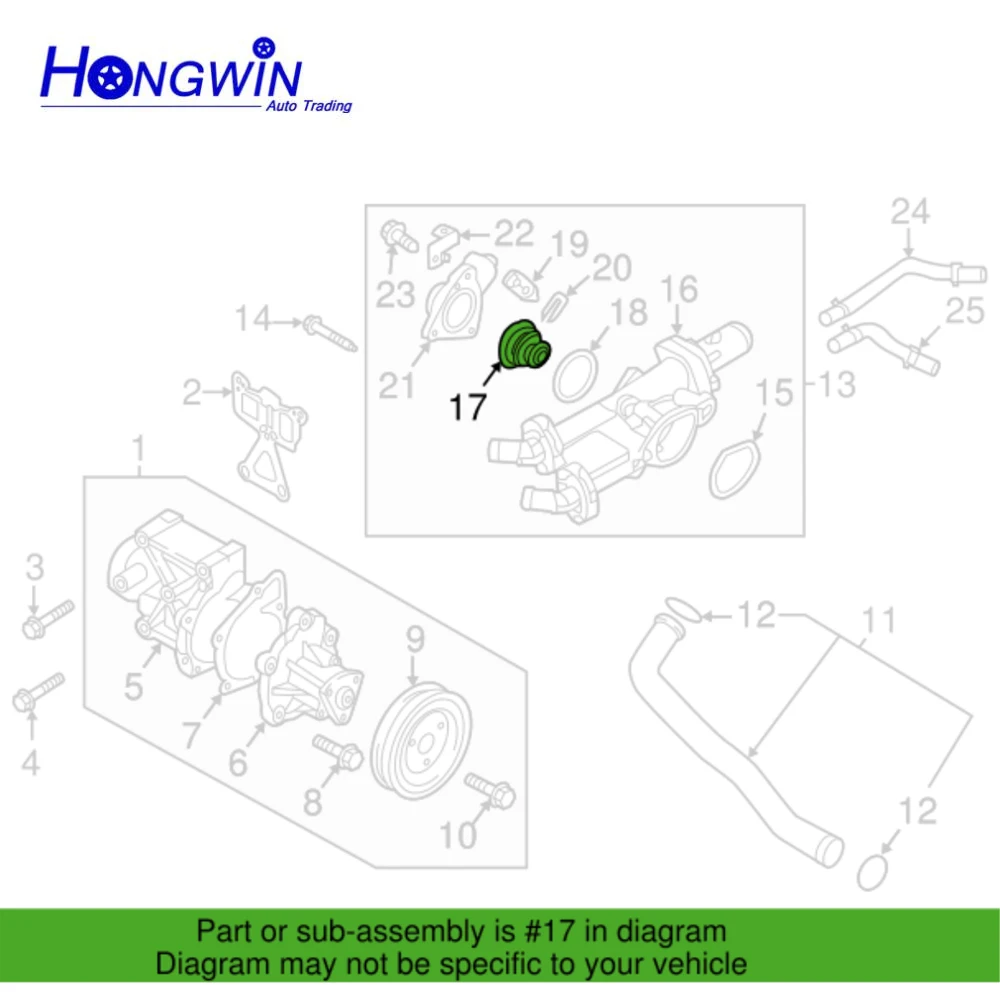 25500-25001 Engine Coolant Thermostat Assembly 82C For Hyunda Grandeur TG Azera Sonata NF YF Gneesis Coupe KIA Optima Rondo