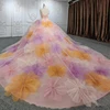 Quinceanera Dresses Ball Gown Flower Vestidos De 15 Años Pink Pleat Strapless Beading DY9909 Evening Party Dress 2022 Bar Mitzv 4