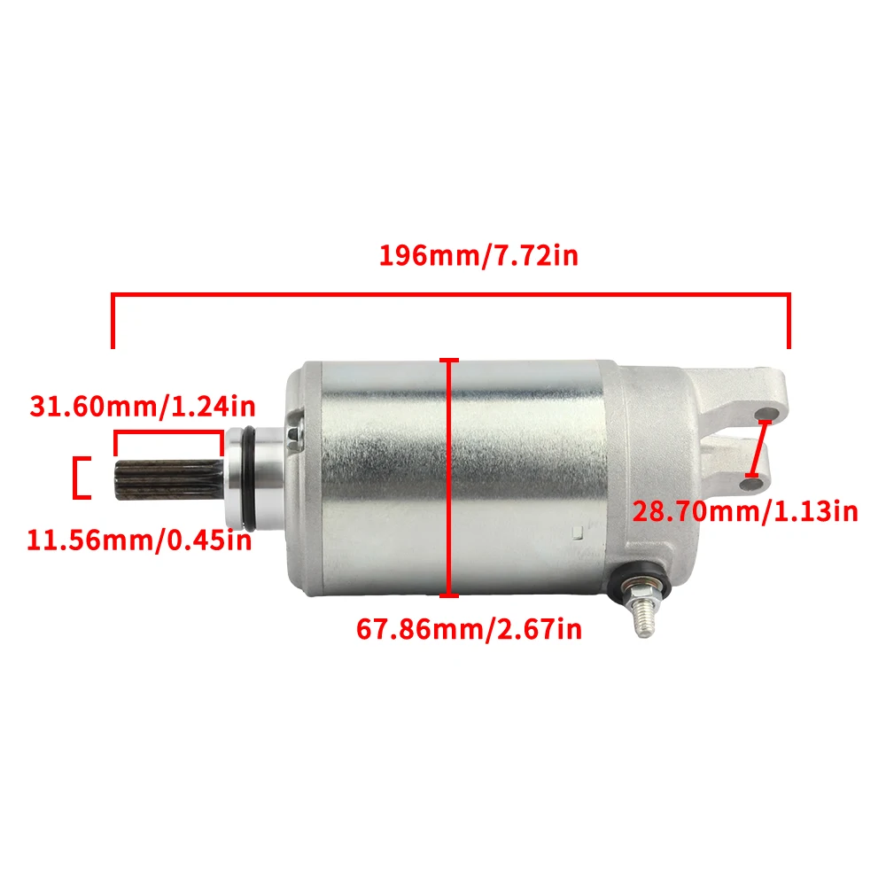 Motorcycle Electric Starter Motor For Suzuki B-King Hayabusa GSX1300 GSX1300R 2008-High Quality ADV Accessories Starter Motor Set