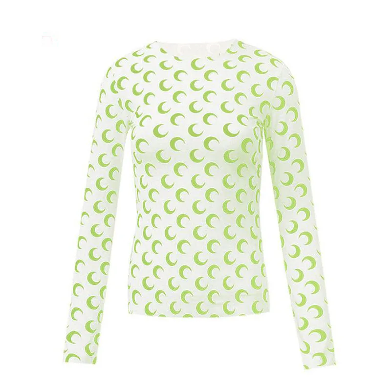 Women Gotoola Star Marine Moon Long-Sleeved T-shirt 3