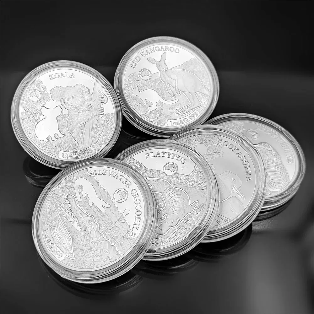 2019 Australia Silver Coins Koala Saltwater Crocodie Kangaroo