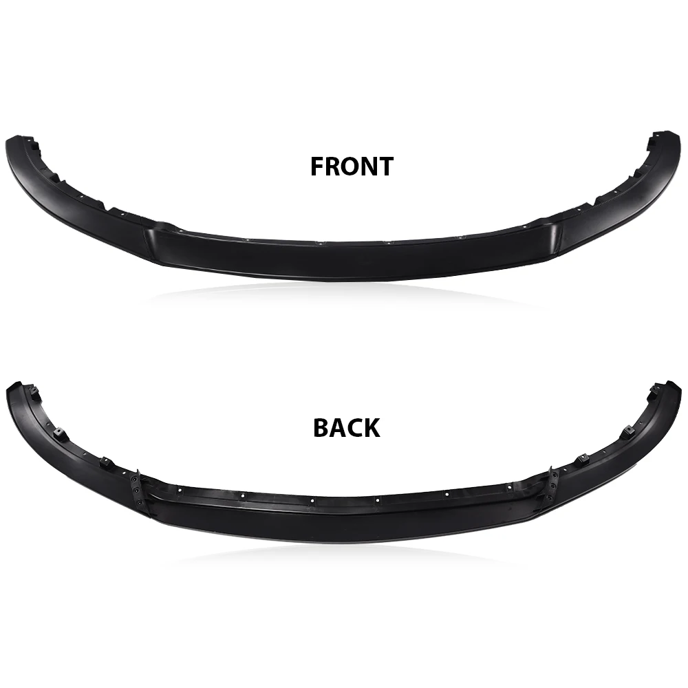 Front Bumper Spoiler Lip Chin Spoiler Body Kit Fit for 2013-2014 Ford Mustang Rp Style Abs Black Lower Splitter Protector Blade