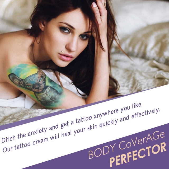 West Month Body Tattoo Concealer Waterproof Tattoo Concealer Cover Acne Scars Dark Circles Sweatproof Makeup Base Foundation 2