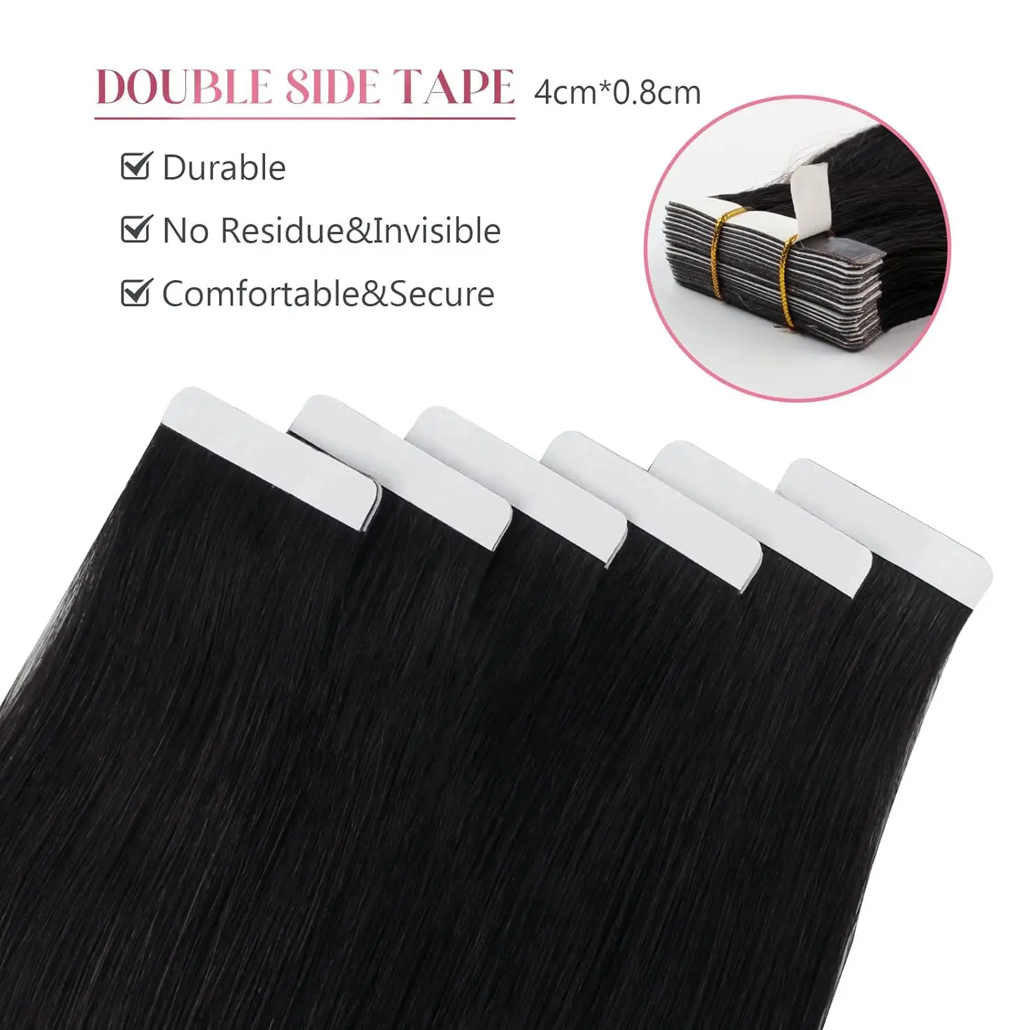 Tape In Hair Extensions Steil Hair Extensions Echte Menselijke Haarband In Extensions Naadloze Huid Inslag Braziliaanse Natuurlijke Tape In