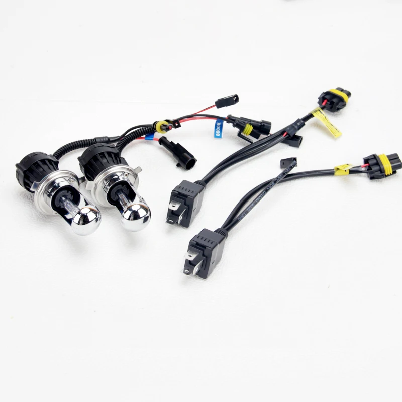 1 kit H4 bixenon high low hid H4-3  car 55w xenon light 4300K 6000k 8000k 10000k 5
