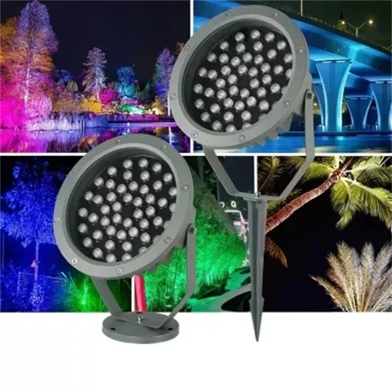 

Hot Sell Garden lighting Outdoor Spike Lawn Lamp Path Spotlight 6W 9W 12W 24W Outdoor Landscape Lighting IP65 Waterproof AC220V