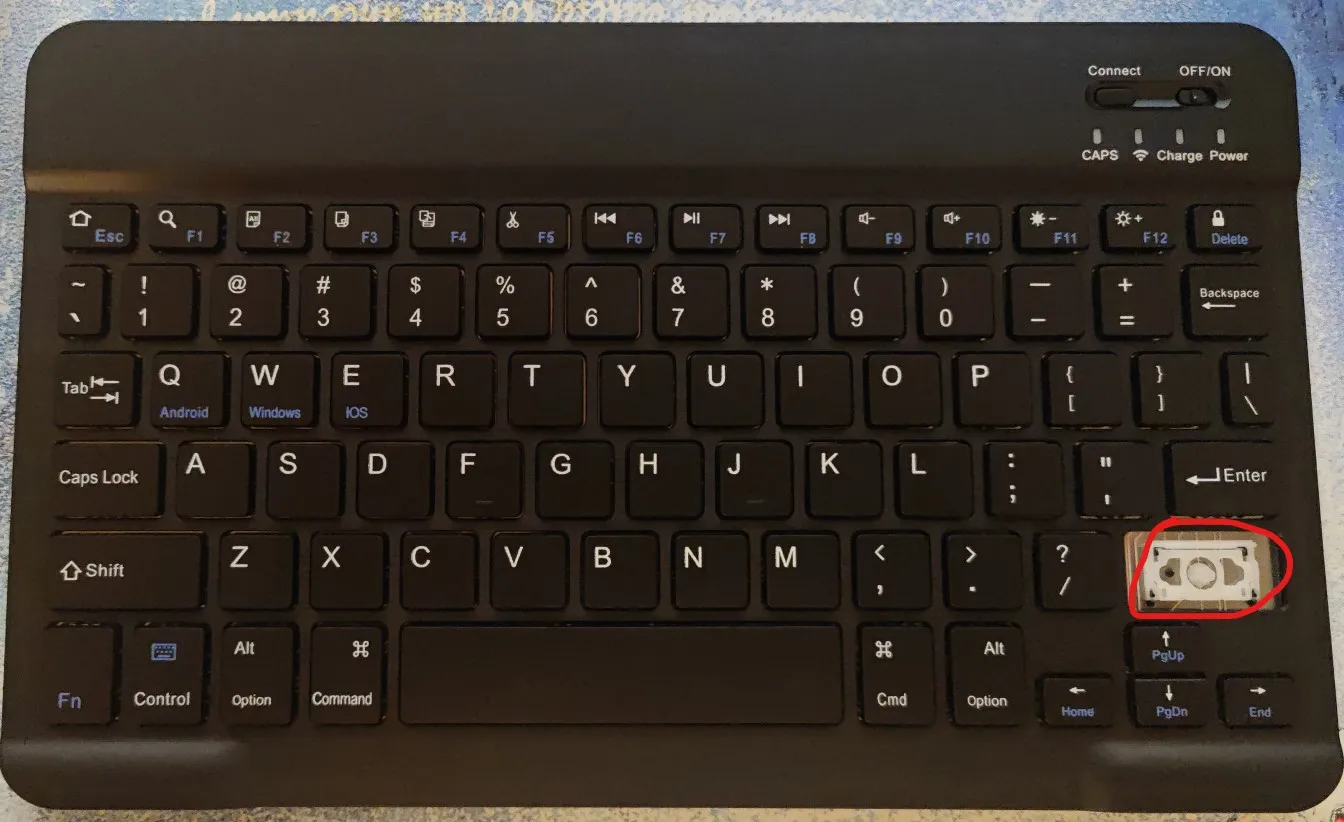 Bluetooth Wireless Keyboard Mouse for Multi-Device Use photo review