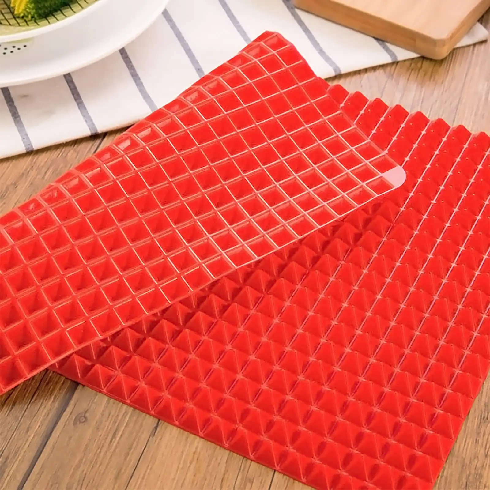 Tapis de Cuisson Antiadhésif en Silicone pour Friteuse à Air – Cuisson Saine et Facile 🔥
