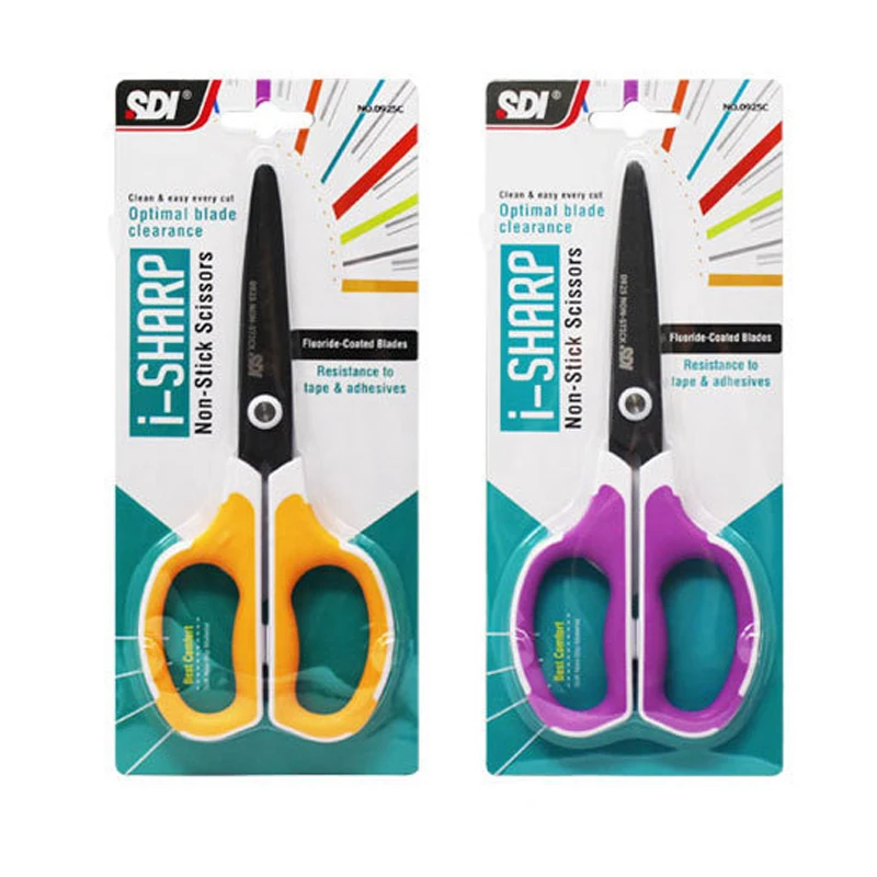 SDI office scissors Non-stick tape utility cutting knife 0925C 0927C titanium household scissors
