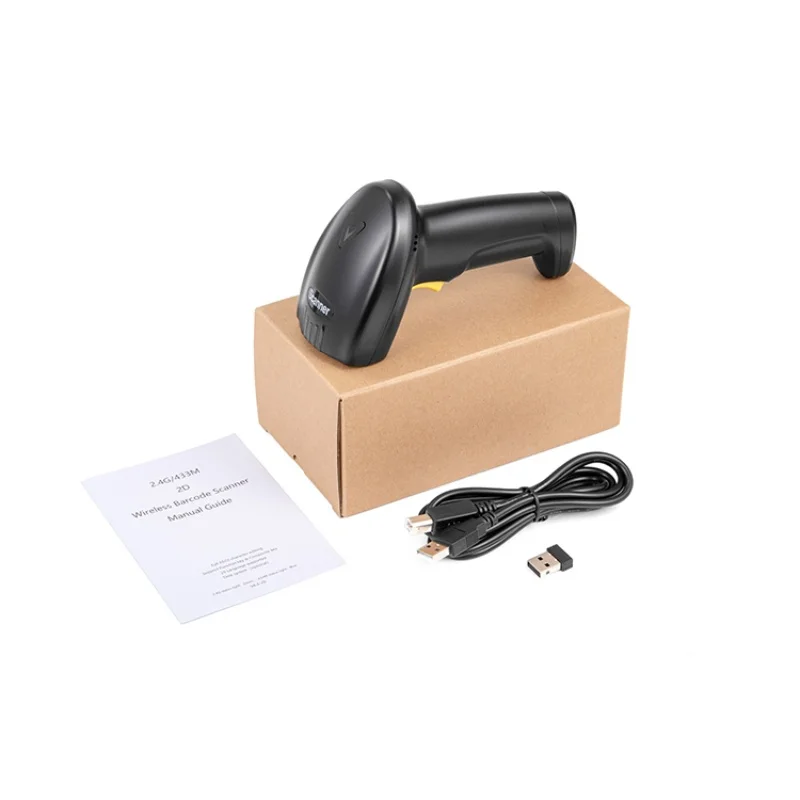 2d Scanner Wired Wireless Bluetooth 1d 2d Code Reader No App or Drivers Support Mobile Device PC Laptop for Mobile Payment