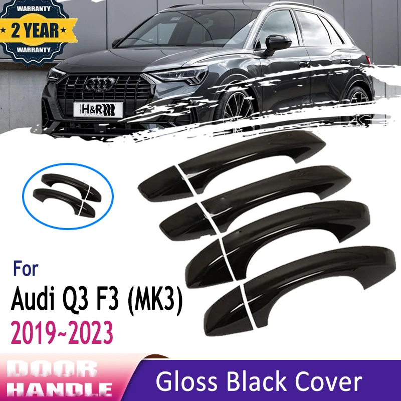 Car Shades Audi Q3 F3B 2019+ - Pare-soleil Arrière Sur-mesure 2 Pièces | Noir