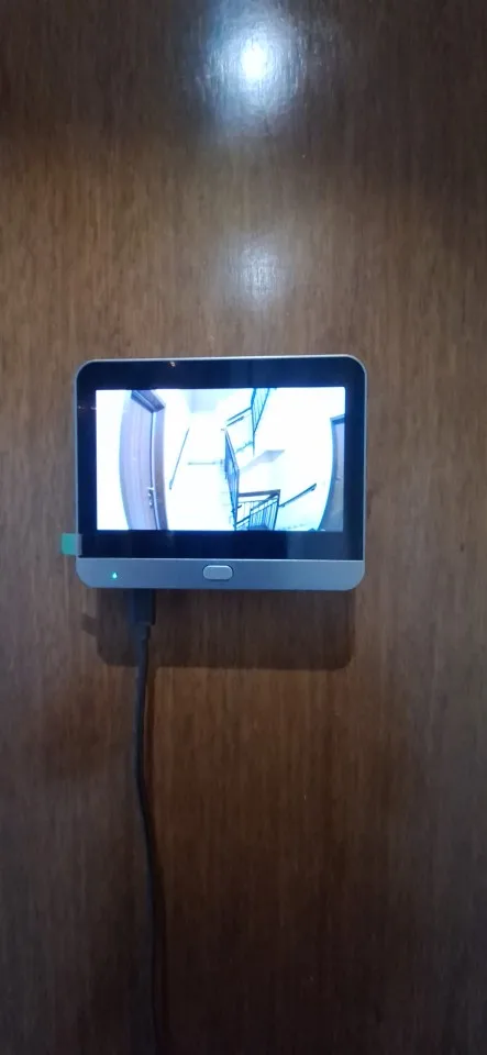 Tuya Smart 5MP 166° Wide View Angle Digital 5000mAh Wire-Free Peephole Doorbell Camera Video Intercom Home Security Door Eye photo review