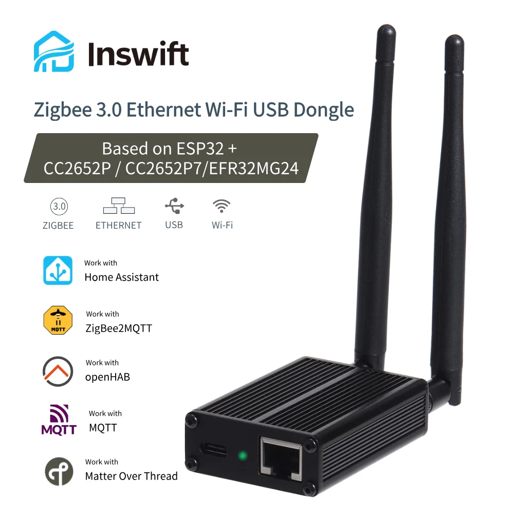 CC2652P2/CC2652P7/EFR32MG24 Zigbee Gateway