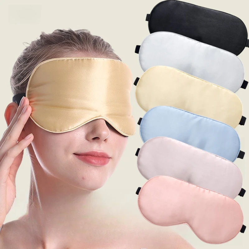 Luxurious Silk Sleep Mask - Ultimate Comfort & Light Blocking for Restful Sleep