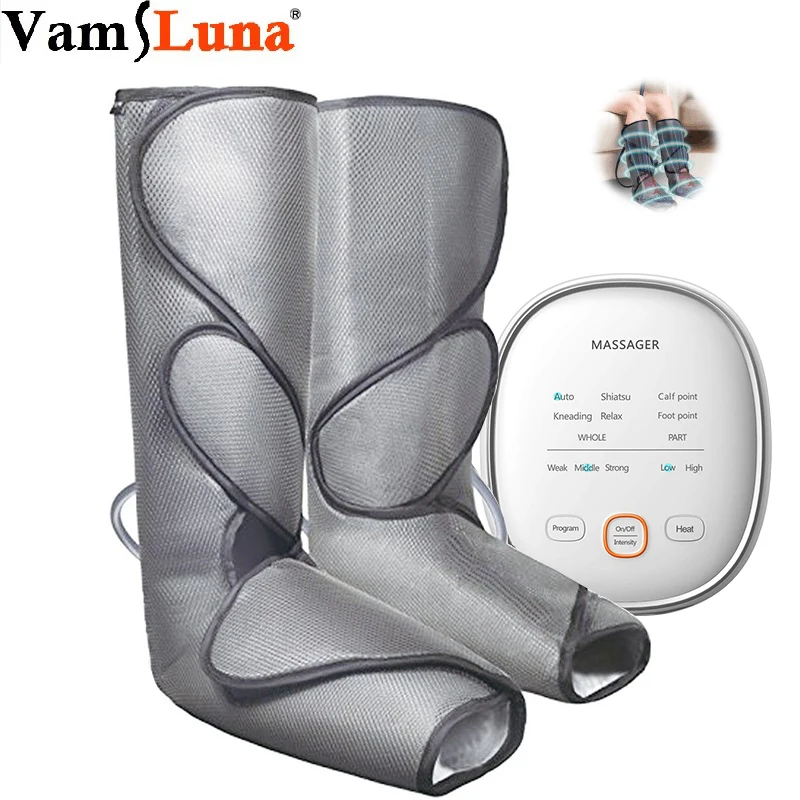 Air Compression Leg Foot Massager Vibration Infrared Therapy Arm Waist Pneumatic Air Wraps Presotherapy Boot To Promote Blood recovery boot system air compression pump leg massager blood circulator