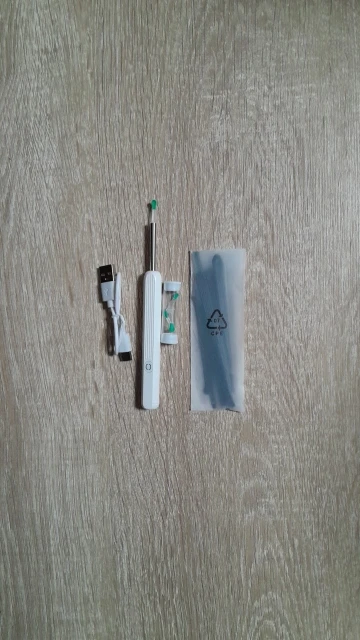 Smart Visual Ear Cleaner HD Ear Sticks Otoscope USB C Charging Endoscope Wax Removal Tool Earpick MIni Camera Health Care Set photo review