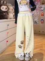 Black Cargo Plaid Pants Women Casual Punk Pants Gothic Pencil Harajuku Cool Trousers Fashion Hip Hop Loose Girl Pants Femme - Image 3