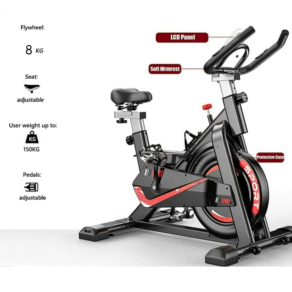 Bicicleta Estática Bike Fit Spinning Xtreme Resistencia 6 kg