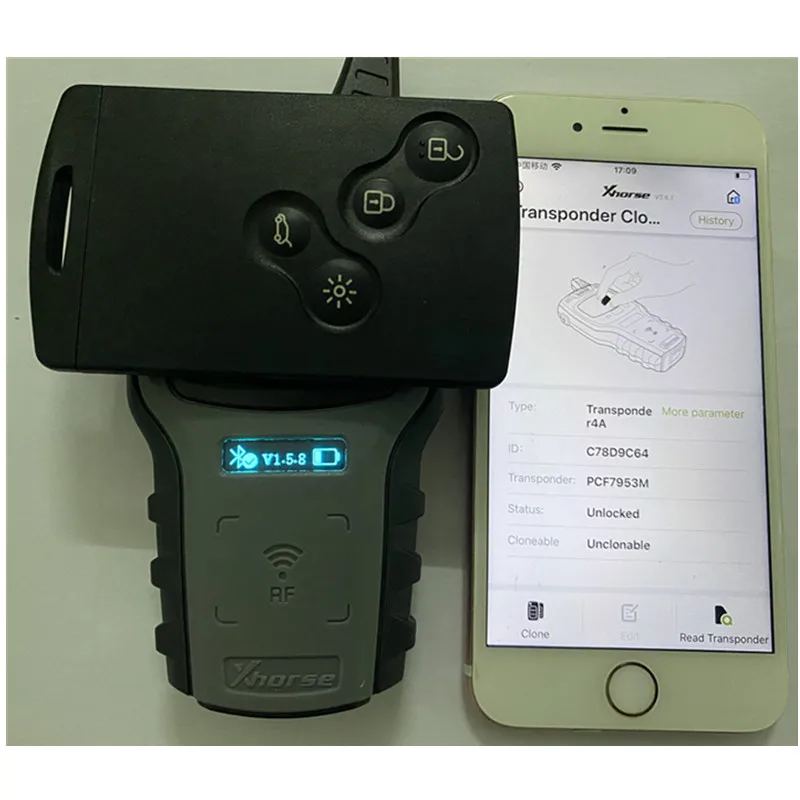 ProPlip Carte Clé Complète électronique à Programmer Pour Renault Espace 5 Megane 4 Scenic 4 Talisman Kadjar Zoe Clio 5 Koleos 2 Captur 2 Trafic 3 Duster Télécommande 433 MHz Capot Blanc