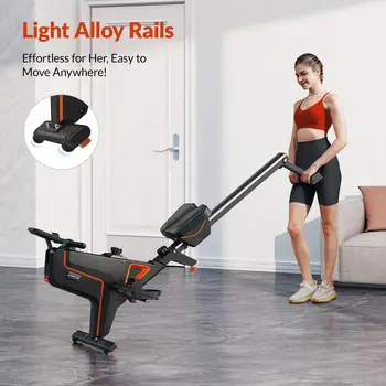 UTRYUP Magnetic Rowing Machines R05 Water Rower R10 16 Levels Quiet Resistance Foldable Compact Rowing Machine Home Gym Fitness 3