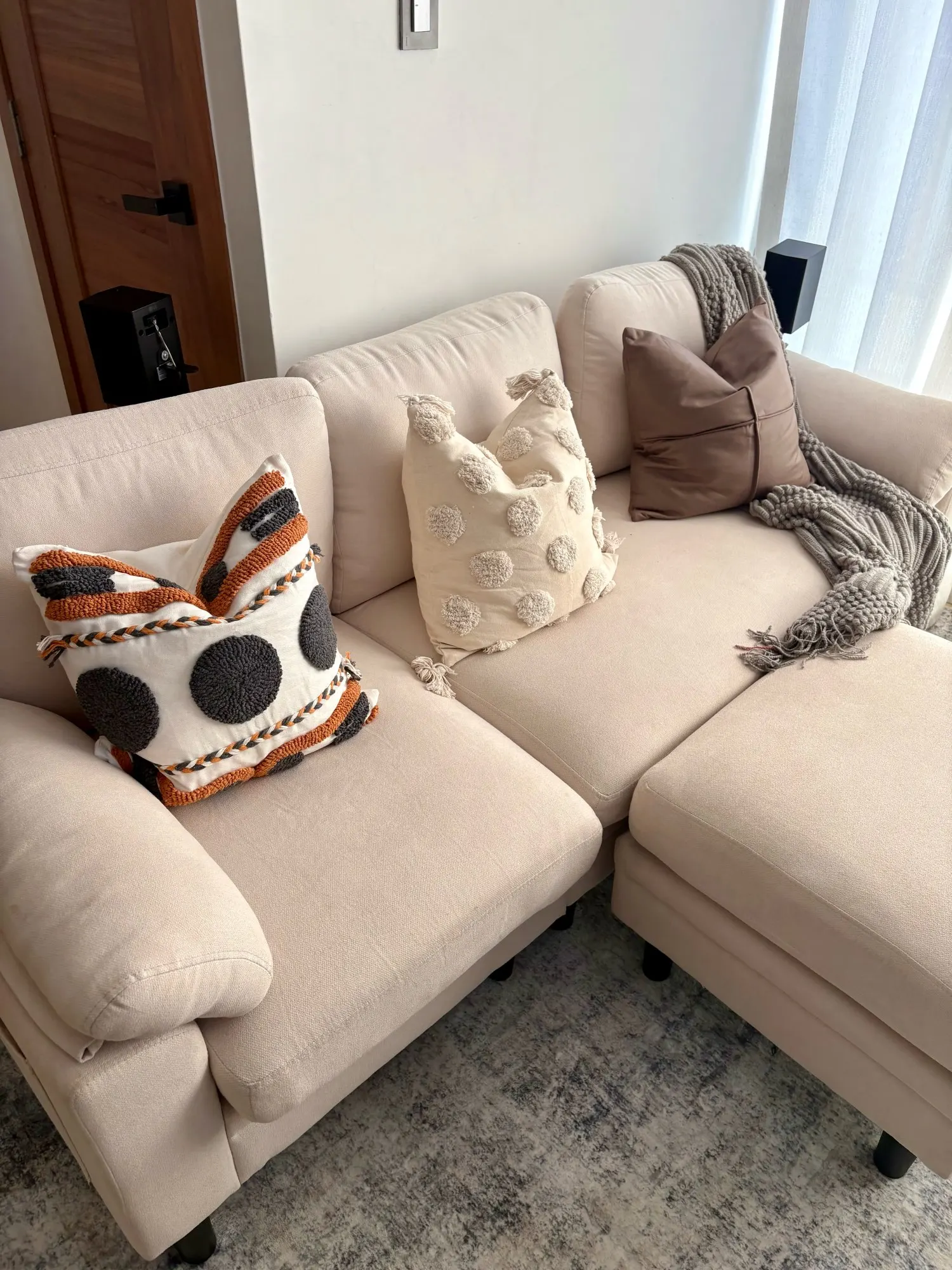 Bohemian Bed Blanket | Colourful Knit Sofa Throw & Bedspread photo review