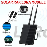 D5 Solar Power Lora Node Repeater 3.7v 5v with Wisblock RAK19007 RAK4630 SX1262 Meshtastic radio 915/868 Lora Antenna 1
