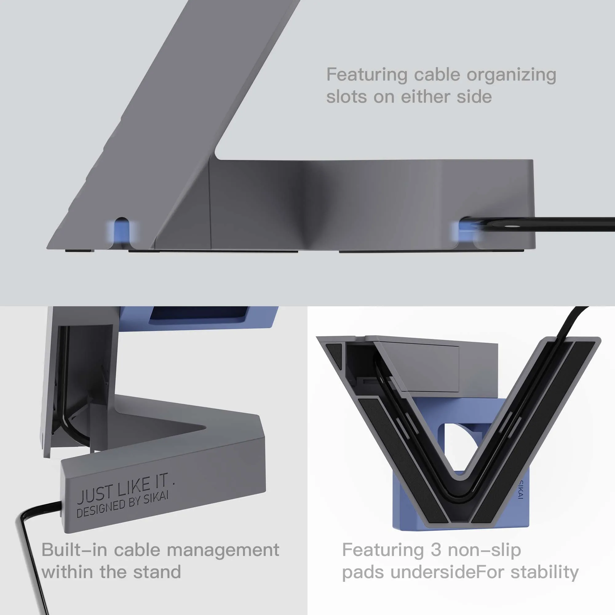 Geometric PC Smart Watch Stand and Charger Adapter