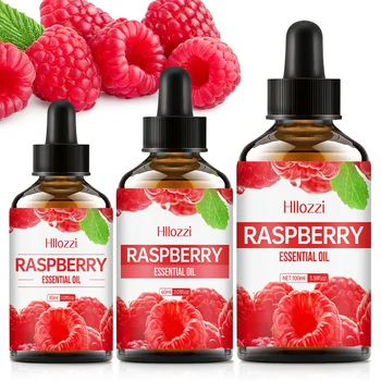 Olio essenziale di lampone, profumo fruttato, adatto per il massaggio del corpo e la cura dei capelli, può anche essere utilizzato nelle macchine per l'aromaterapia