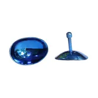 Corneal Shields – Stainless Steel Eye Protectors 26x17mm for Laser Procedures (2 Pcs, Blue) 1