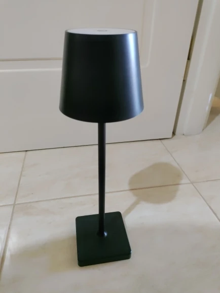 Rechargeable LED Table Lamp Touch Switch 3 Levels Dimmable Desk Lights Bar Club Dinner Creative Decorative Ambient Lighting photo review