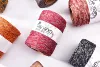 3.0MM x 100Yards Chunky Polyester Knitting Yarn Poly Tube yarn for Bag & Rug, Crafts Accessories Polyester Tube yarn 3