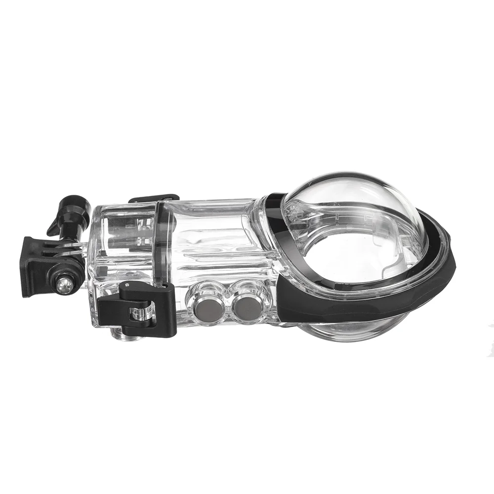 Custodia subacquea per custodia impermeabile invisibile Insta360 X3, 360 ° Accessorio per action camera panoramica, custodia subacquea con profondità impermeabile di 40 m