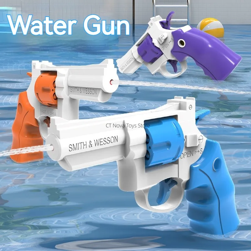 

2024 Summer Water Gun Non Electric Pistol High-pressure Full Automatic Shooting Beach Water Spray Toy Gun for Children