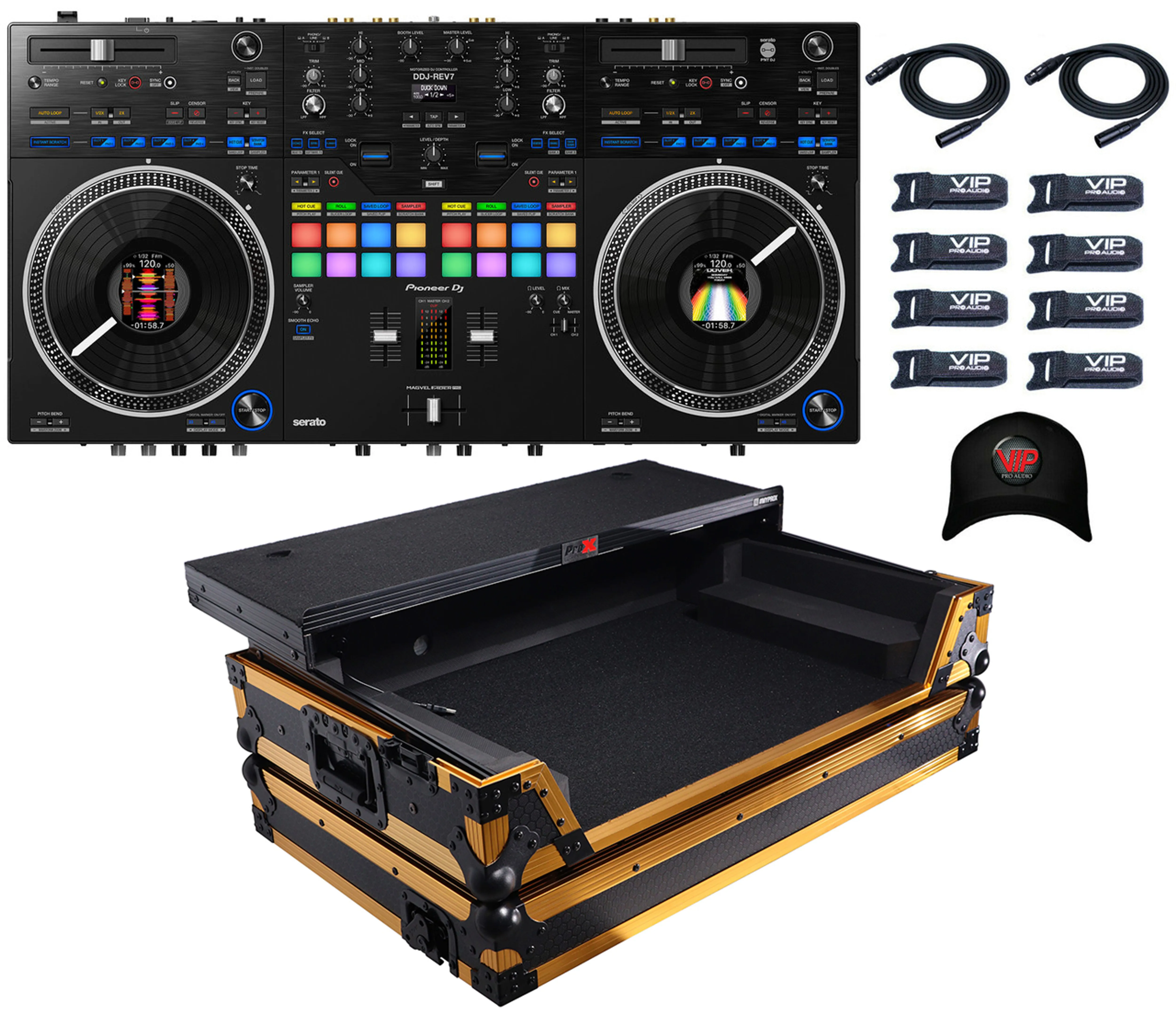 

Оригинальный Новый четырехканальный контроллер DJ для Serato DJ Pro