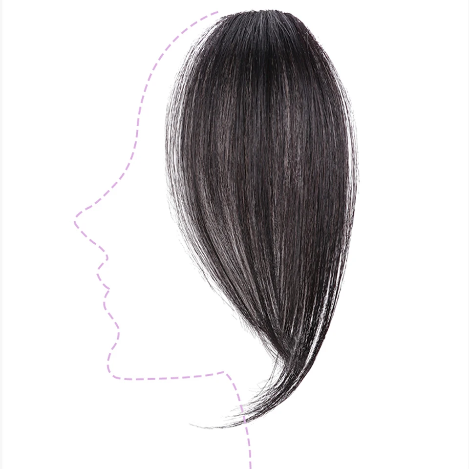 Hair Extensions Hair Bangs Bangs wig Synthetic Fring Bangs hair extensions for women Middle Part Two Sides Bang Hairpiece Clip In Extensions invisible hair