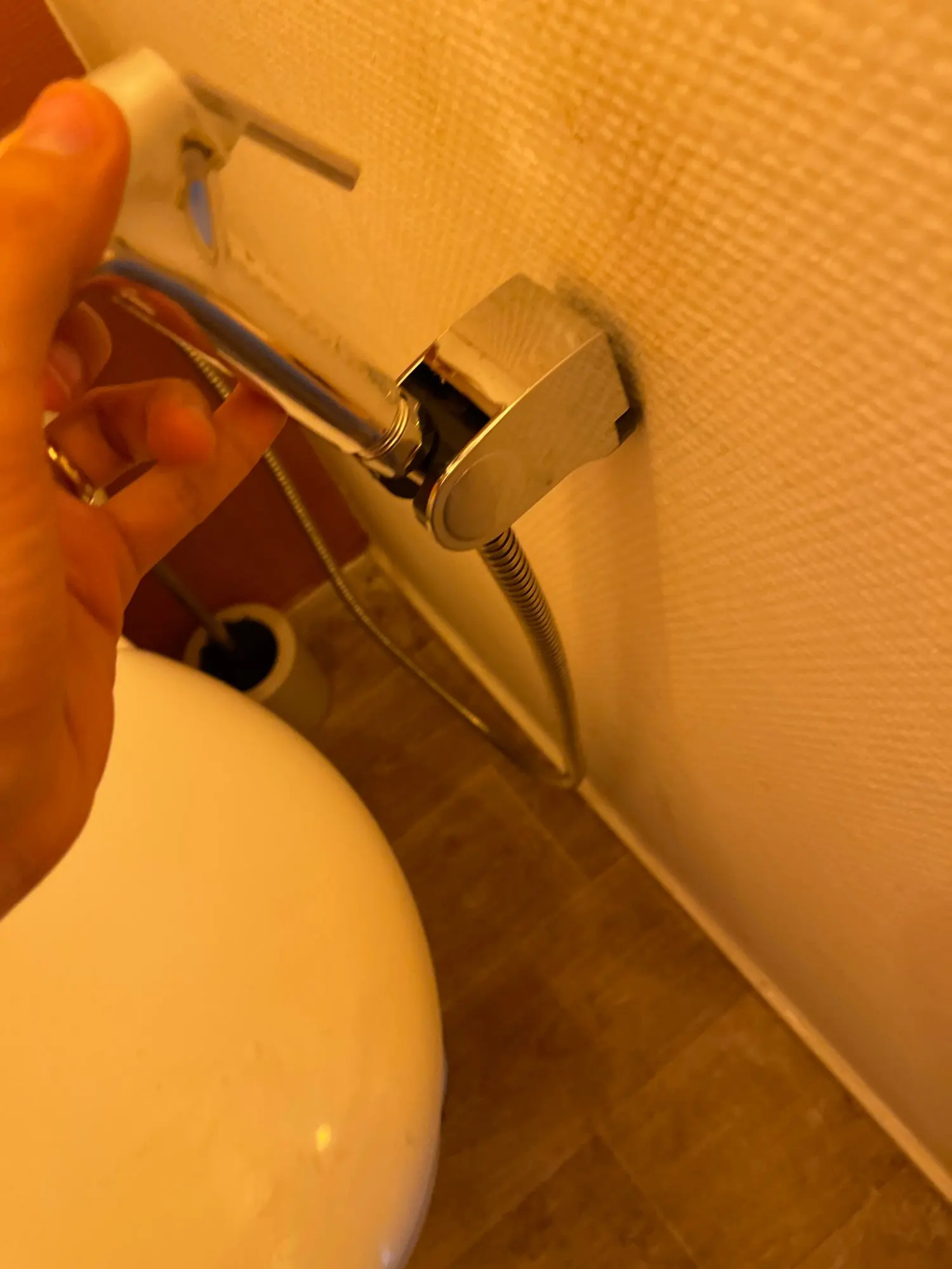 Stainless Steel Handheld Toilet Bidets Sprayer Set Wall Bracket Hand Bidet Faucet for Bathroom Toilet Shower Head Self Cleaning photo review